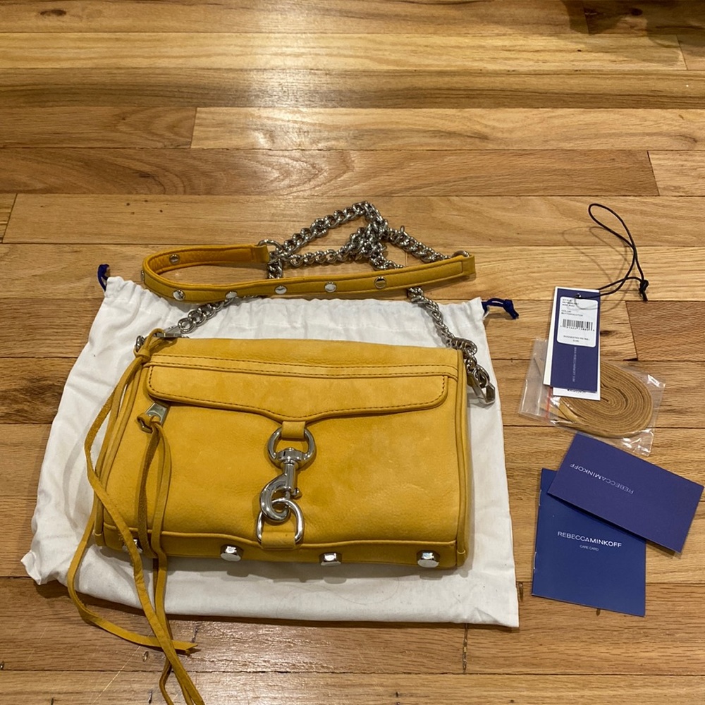Rebecca minkoff mini mac butterscotch